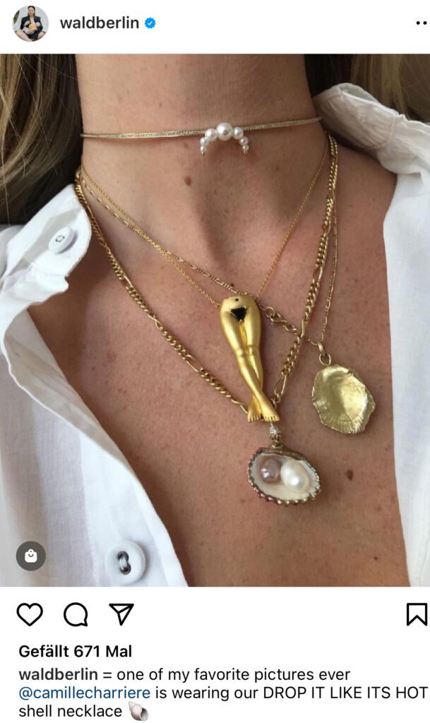 Münchens coolste Schmuck-Events_Screenshot_Instagram_@waldberlin Münchens coolste Schmuck-Events_Screenshot_Instagram_@waldberlin